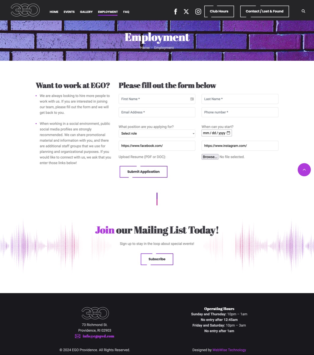 EGO Providence screenshot (4 of 4)